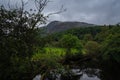 Forth river in Aberfoyle, Loch Lomond and The Trossachs National Park, Scotland Royalty Free Stock Photo