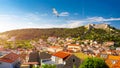 The Fortica fortress (Spanish Fort or Spanjola Fortres) on the Hvar island in Croatia. Ancient fortress on Hvar island over town ( Royalty Free Stock Photo