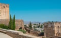 FortificaciÃÆÃÂ³n de la alcazaba del siglo XIII durante el reinado Royalty Free Stock Photo