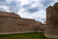 Fortificated walls of Oradea fortress. The Oradea citadel is largely viewed as a unique architectural landmark of the country