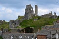 Fortification of Corfe Castle, Dorset, England