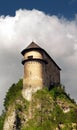 Opevnenie na vysokej skale - Oravský hrad