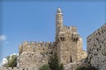Fortification medieval walls of Jerusalem