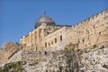 Fortification medieval walls of Jerusalem