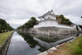 Fortification of Nijojo castle in Kyoto Japan during autumn season