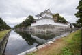 Fortification of Nijojo castle in Kyoto Japan during autumn season