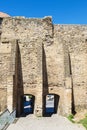 Fortification in the old town of Alghero, Sardinia, Italy Royalty Free Stock Photo