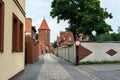 Fortification tower in Lebork, Poland.