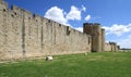 Fortification wall, Aigues-Mortes, France Royalty Free Stock Photo