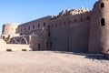 Fortification walls of ancient citadel of Bam Royalty Free Stock Photo