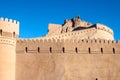Fortification walls of ancient citadel of Bam Royalty Free Stock Photo