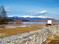 Fortification walls and Rohace mountains Royalty Free Stock Photo