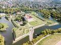 Fortifications of Kuressaare episcopal castle star fort, bastion fortress built by Teutonic Order, Saaremaa island, Estonia. Royalty Free Stock Photo