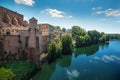 View of town Gaillac in France Royalty Free Stock Photo