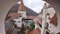 Fortified castle of Bran - UNESCO heritage - historical landmarks of Romania