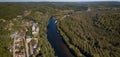 The fortified Chateau Montfort on the Dordogne River, Vitrac, France Royalty Free Stock Photo