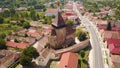 Fortified church of Axente Sever in Romania Royalty Free Stock Photo