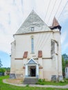 The fortified church of Bazna in Romania Royalty Free Stock Photo