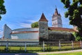 Fortified Church in Transylvania, Romania Royalty Free Stock Photo