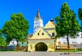 Fortified church of Harman,Brasov in Romania Royalty Free Stock Photo