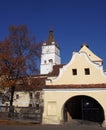 Fortified church of Harman Royalty Free Stock Photo