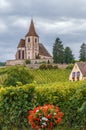 Fortified Church in Hunawihr, Alsace, France Royalty Free Stock Photo