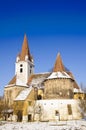 Fortified church in transylvania Royalty Free Stock Photo