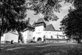 Fortified church in Viscri village, Transylvania, Romania Royalty Free Stock Photo