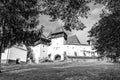 Fortified church in Viscri village, Transylvania, Romania Royalty Free Stock Photo