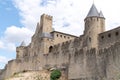 Fortified city of Carcassonne south france Royalty Free Stock Photo