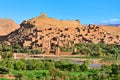 Fortified city in Morocco, Africa.