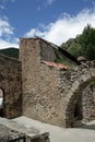 Fortified city of Villefranche de Conflent in Pyrenees Orientales, France Royalty Free Stock Photo