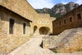 Fortified city of Villefranche de Conflent in Pyrenees Orientales, France Royalty Free Stock Photo