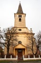 The fortified evangelical church from Nocrich Sibiu County  Romania Royalty Free Stock Photo