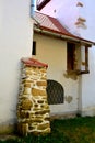 Fortified medieval church in the village Veseud, Zied, Transylvania