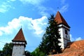 Fortified medieval saxon evangelic church in Agnita- Agnetheln, Transilvania, Romania