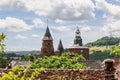 Fortified St-Pierre church, stop on the pilgrimage to Santiago, unusual unity of local Protestants