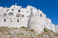 Fortified walls. Ostuni. Puglia. Italy. Royalty Free Stock Photo