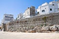 Fortified walls. Ostuni. Puglia. Italy. Royalty Free Stock Photo