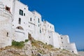 Fortified walls. Ostuni. Puglia. Italy. Royalty Free Stock Photo