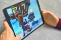 Fortnite Gameplay on ipad