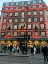 Fortnum & Mason department store in London during Christmas celebrations Royalty Free Stock Photo