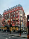 Fortnum & Mason department store in London during Christmas celebrations