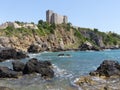 Fortress of the Aldobrandeschi to Talamone in Italy. 