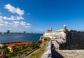 Fortress with cannons and Havana Skyline