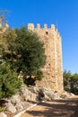 Fortress of Capdepera, Mallorca Royalty Free Stock Photo