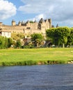 Fortress Carcassonne (France, Royalty Free Stock Photo