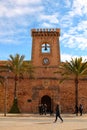 Fortress castle of the fishing village of Santa Pola, Spain