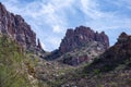 Rocky cliffs at Sabino Canyon, Tucson, Arizona