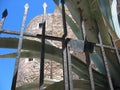 Fortress in Chora town Naxos Island Cyclades Greece Royalty Free Stock Photo